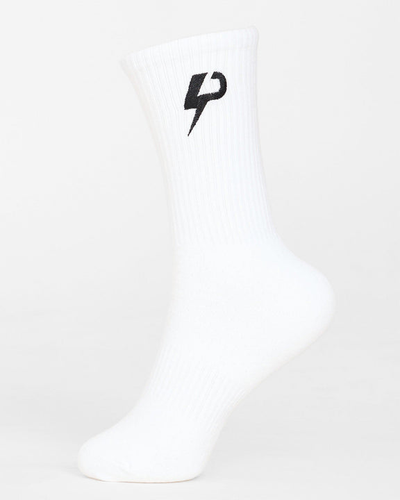 Calcetines deportivos con logotipo bordado