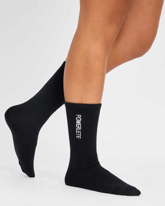 Calcetines de tripulación bordados Premium - hover image