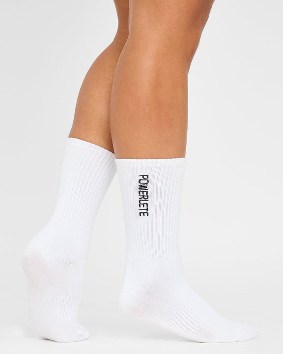 Calcetines de tripulación bordados Premium - hover image