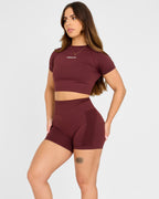 Evolve Nahtloses SS Crop Top
