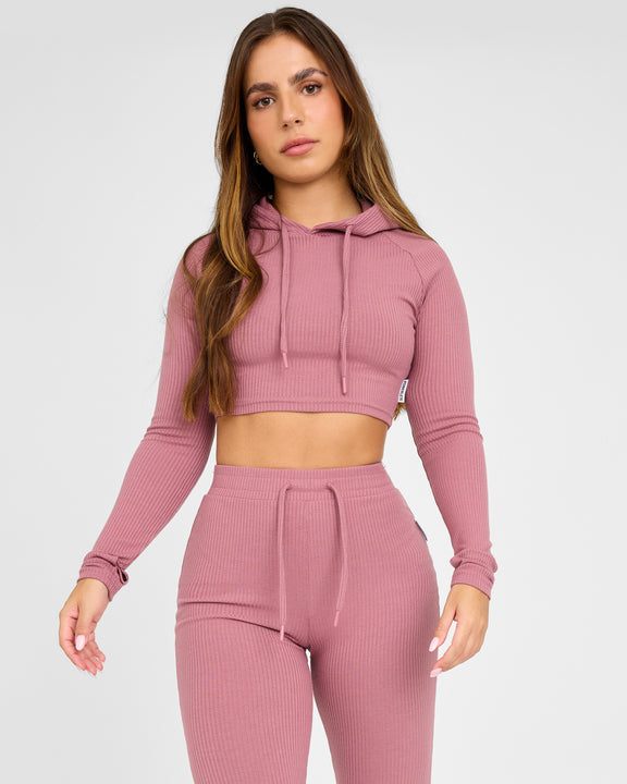 Lounge Cropped hættetrøje