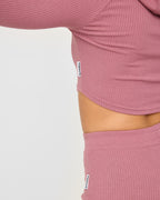 Lounge Cropped Hoodie